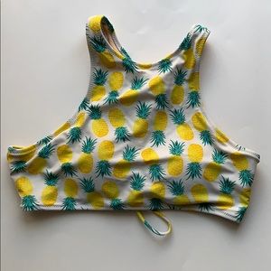 Old Navy High Neck Swim Top